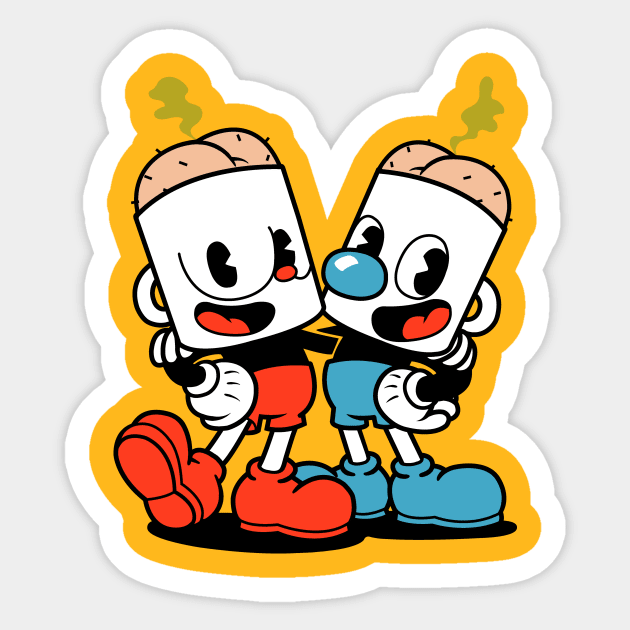 Butthead! Sticker by Raffiti